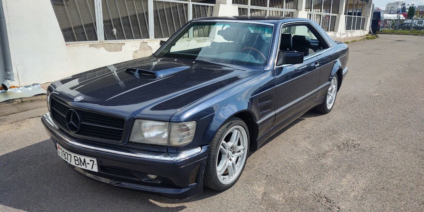 «Хотел сделать из него электрокар». В продаже появилось раритетное купе SEC от Mercedes - Авто Onlíner