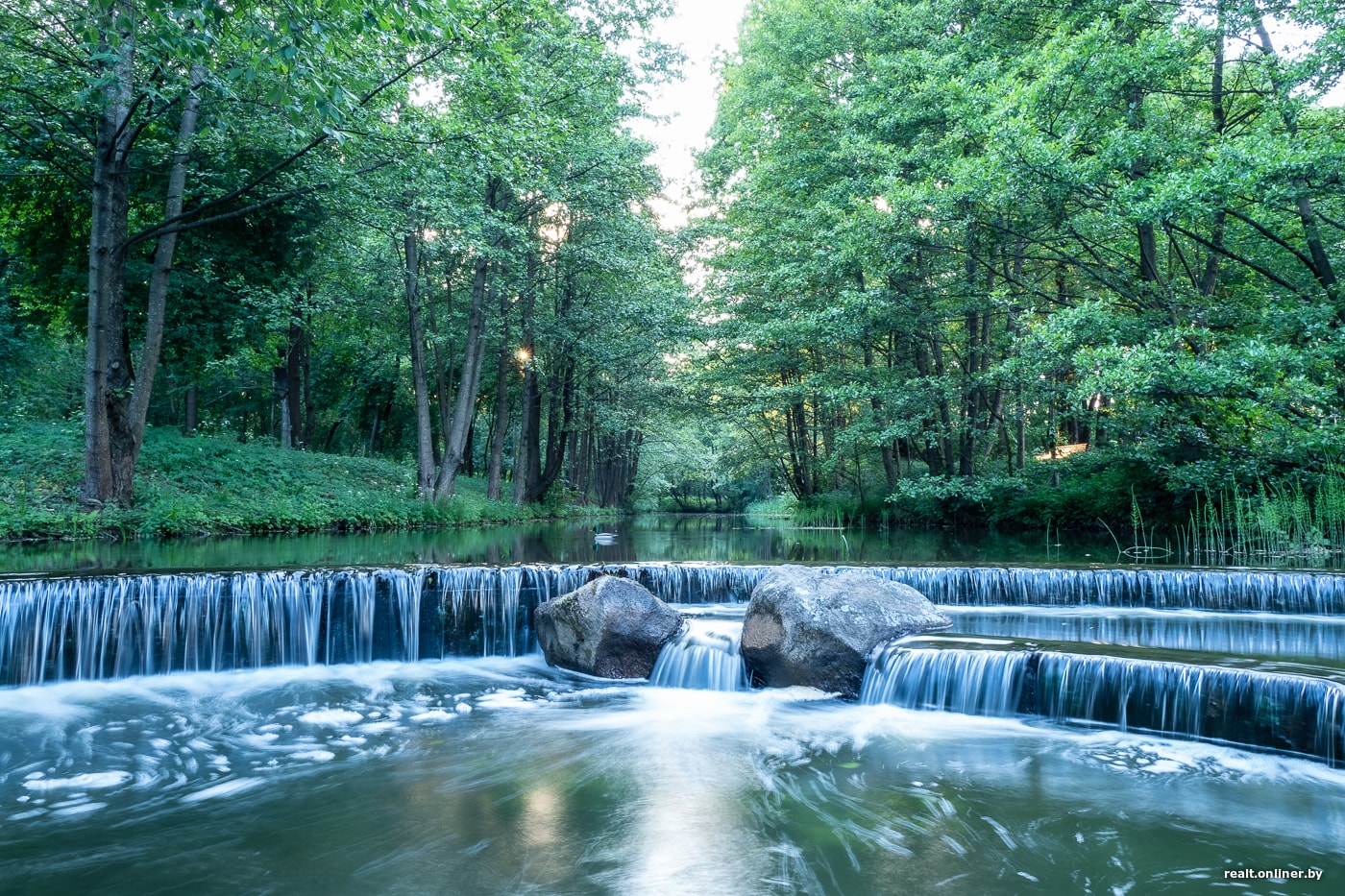Минский парк водопад