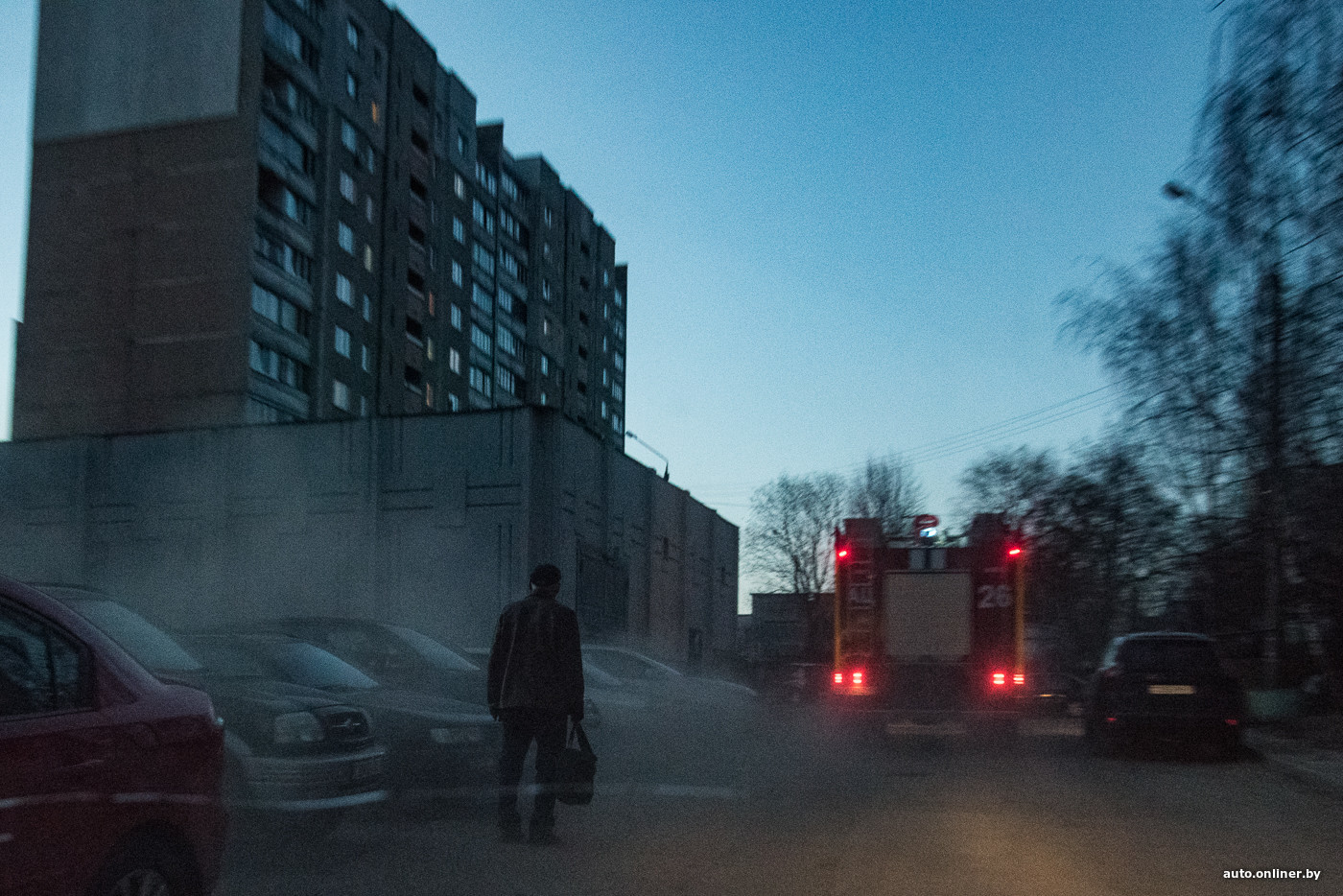 Сможет ли пожарная машина въехать во двор? Эксперимент в городских условиях