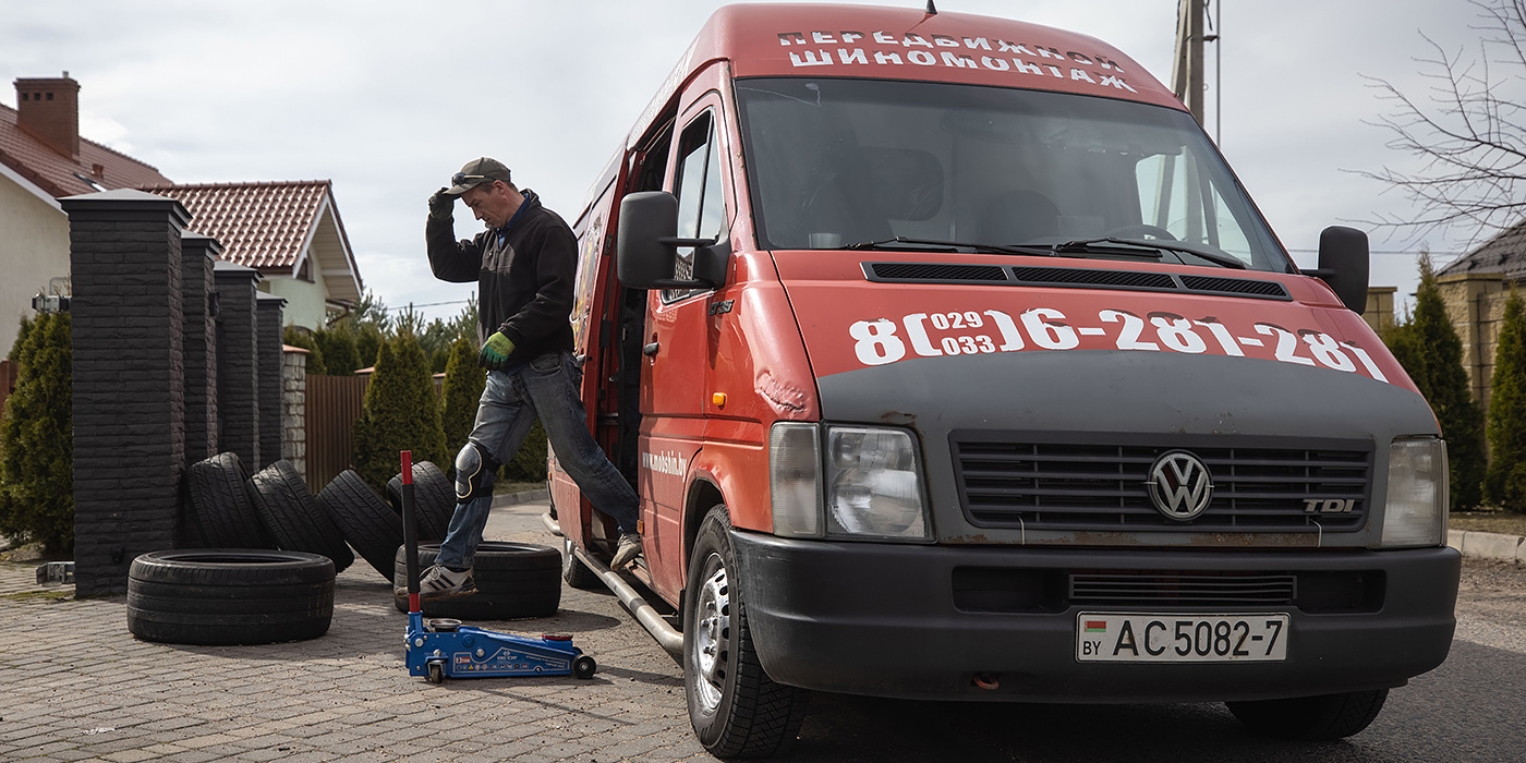 Как работает мобильный шиномонтаж в Минске