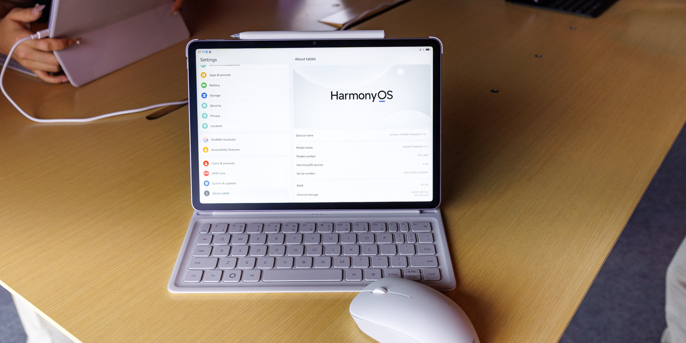 Huaweiは、更新されたMatePad 11.5（2025）を「紙」画面で示しました
