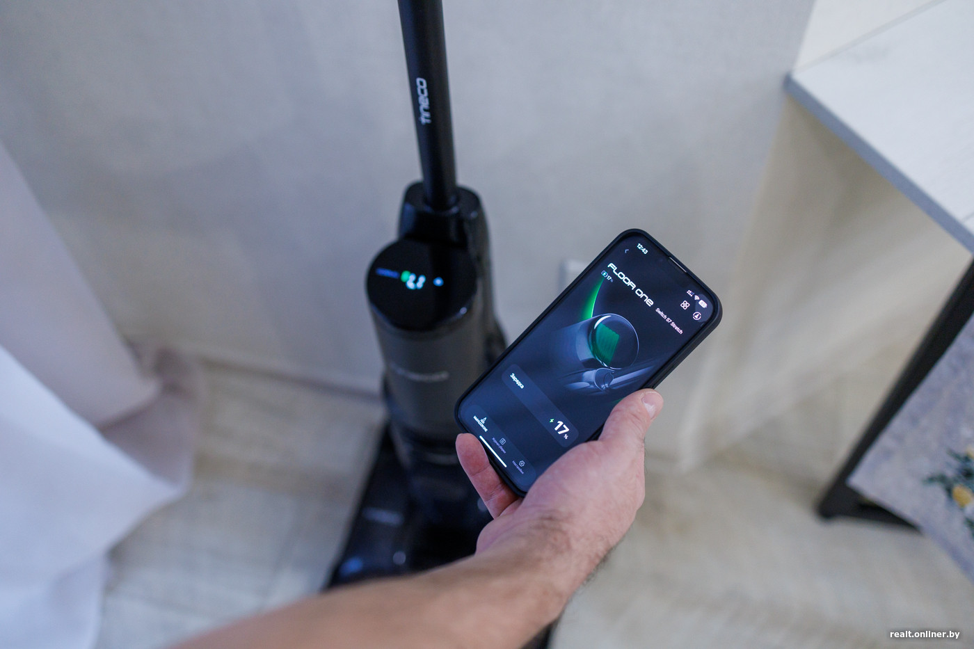 Подключение к приложению Tineco Floor One Switch S7 Stretch