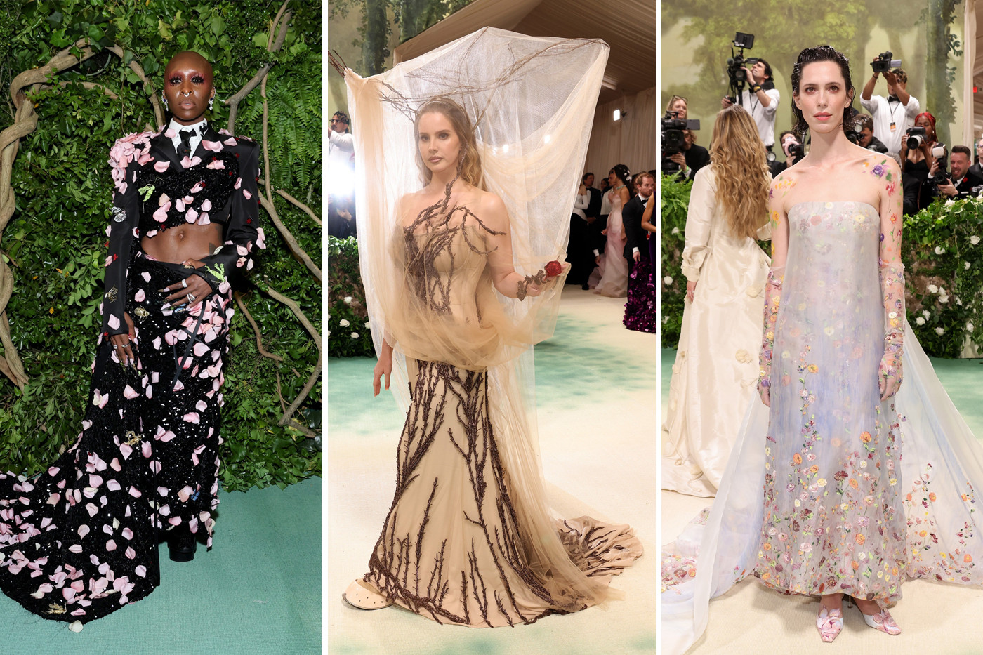 Платье из песка — как вам такое? Разглядываем наряды Met Gala