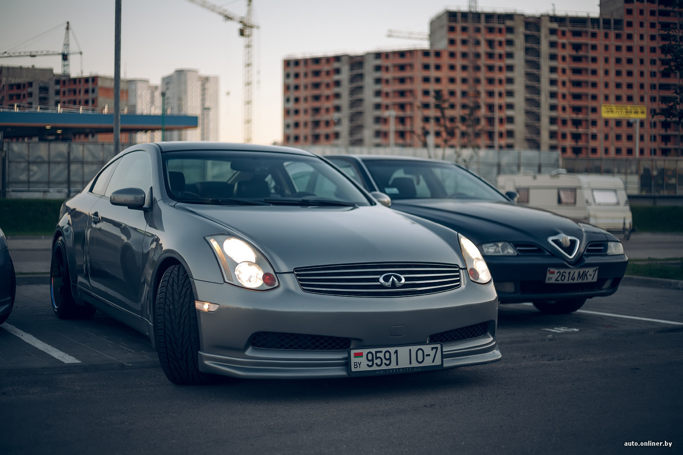 В Минске состоялся слет владельцев Infiniti G35 Coupe и Nissan 350Z