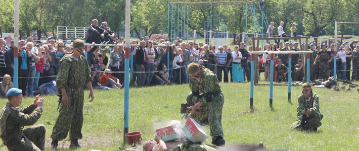 Военнослужащие 5 бригады. 5 ОБРСПН Марьина горка.