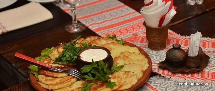 Белорусская кухня фото Неделя белорусской кухни" в Верхнем городе: похлебка - 15 тыс., драники - 25 тыс