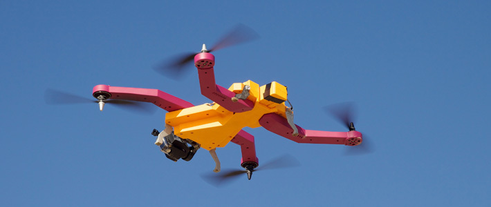 Латвийцы разработали беспилотный квадрокоптер для камеры GoPro