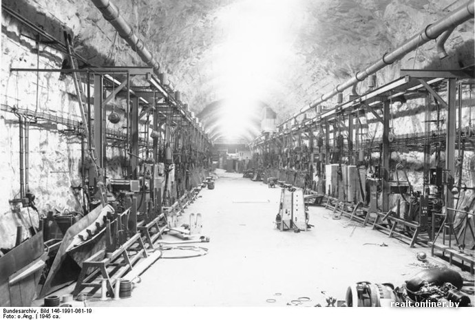 Image result for подземные заводы гитлера фото