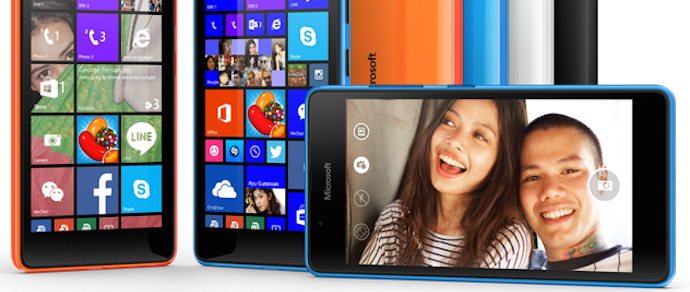 Microsoft представила смартфон Lumia 540 с широкоугольной «селфи»-камерой