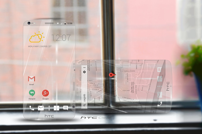 Компания HTC планирует выпустить так званый прозрачный смартфон Компания HTC планирует выпустить так званый прозрачный смартфон