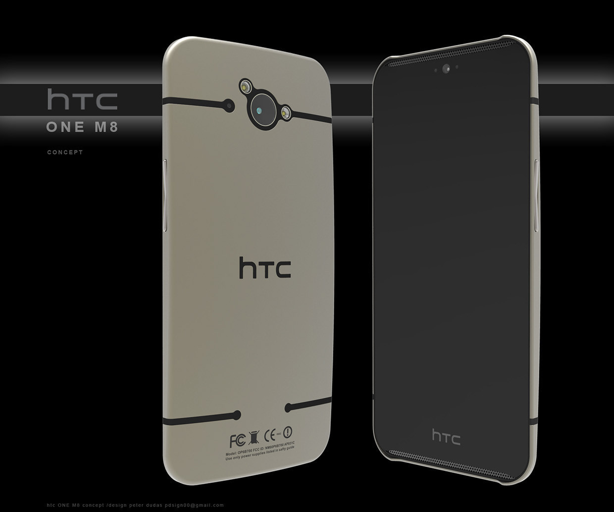 Дизайнер показал «узнаваемую эстетику» в концепте смартфона HTC One M8