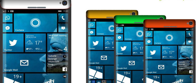 Дизайнер показал концепт смартфона Microsoft с Windows 11