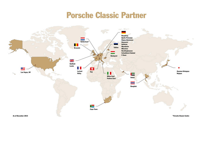В мире сейчас работает 24 сертифицированных партнеров Porsche Classic, но только в Нидерландах он осуществляет полный цикл продажи и поддержки классических авто