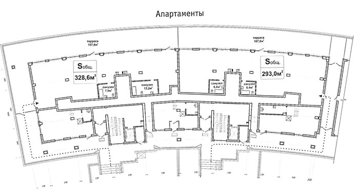 Дом с окнами на одну сторону