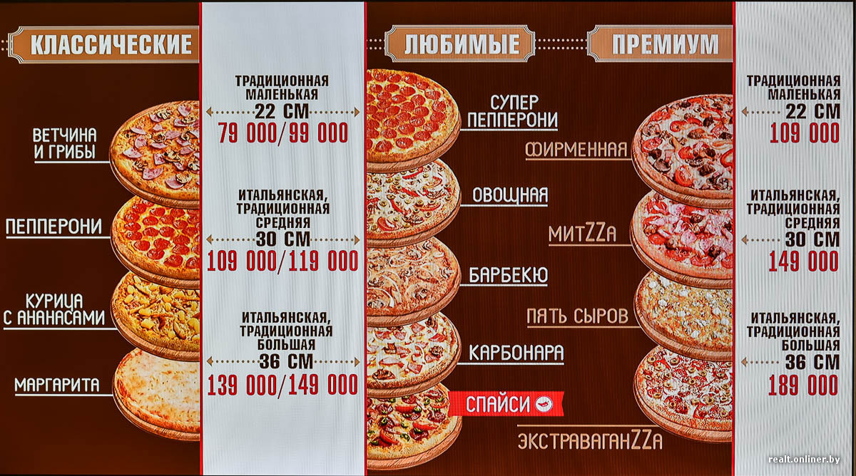 Сколько ккал в пицце барбекю