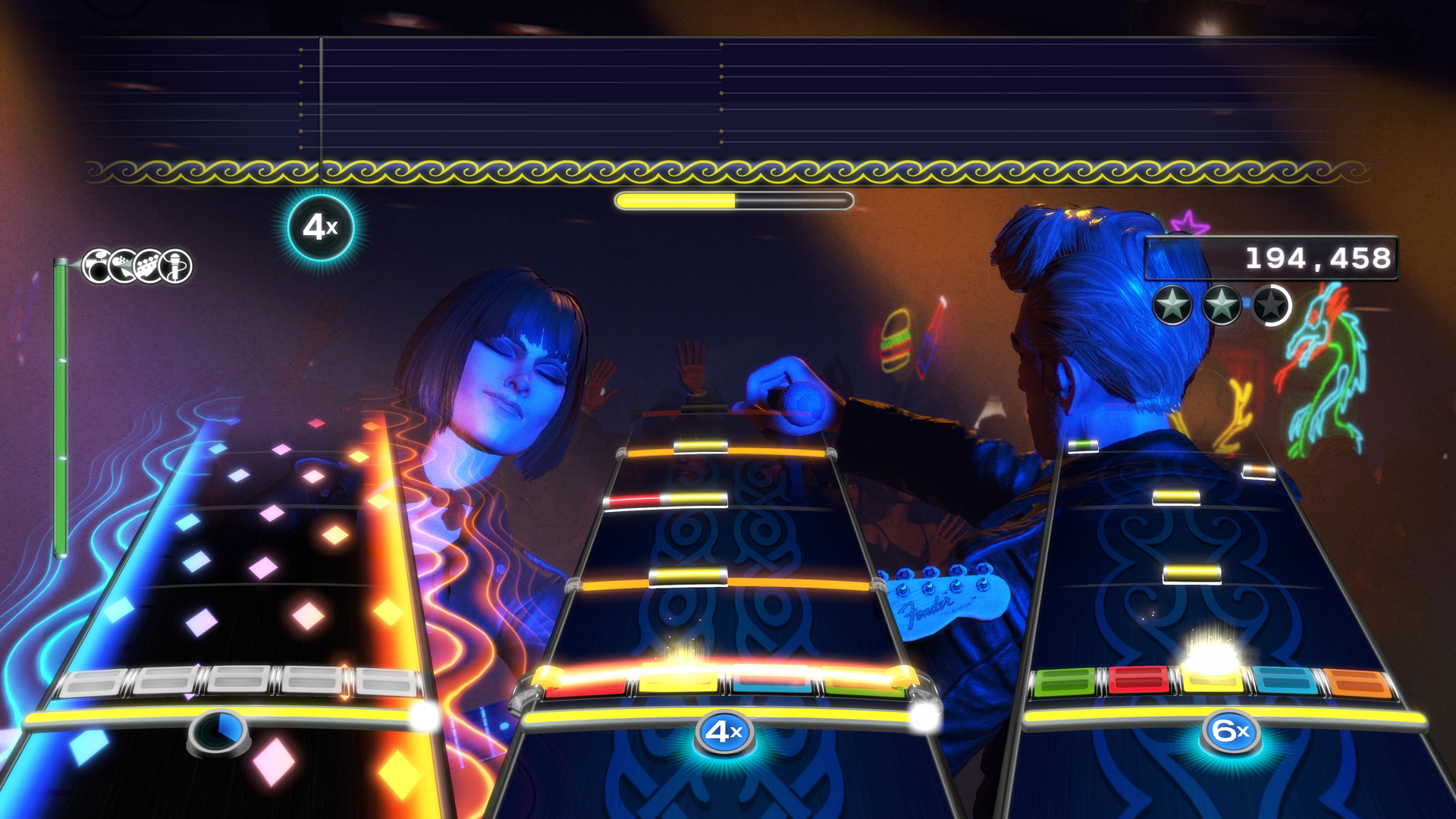 Песня игра рок. Rock Band 4. Игра симулятор рок группы. Guitar Hero аттракцион. Rock Band 4 пианино.