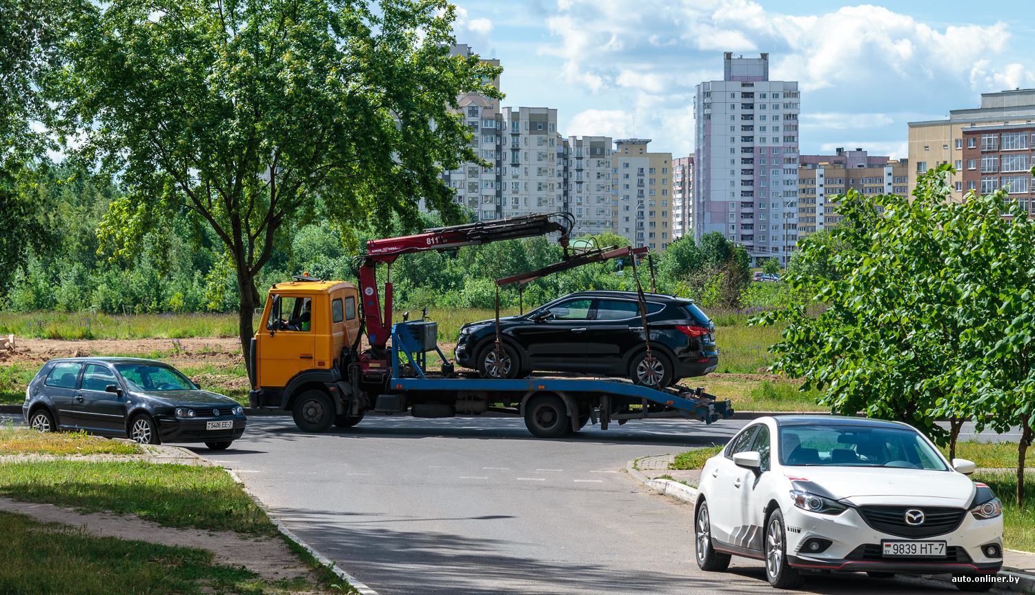 Рейд с эвакуатором по минским дворам