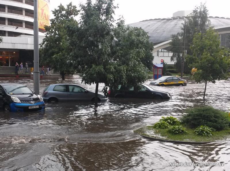 Непогода в минске вчера