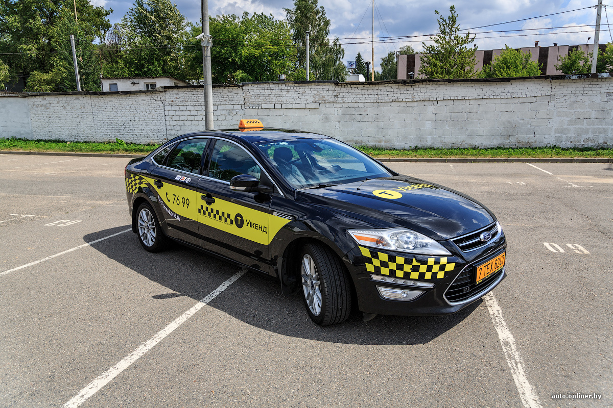 Новая служба такси «Уiкенд»: в автопарке одни Ford Mondeo