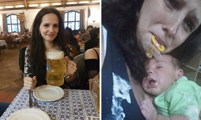 До и после рождения ребенка родители На фото показали, как меняется жизнь родителей после рождения ребенка