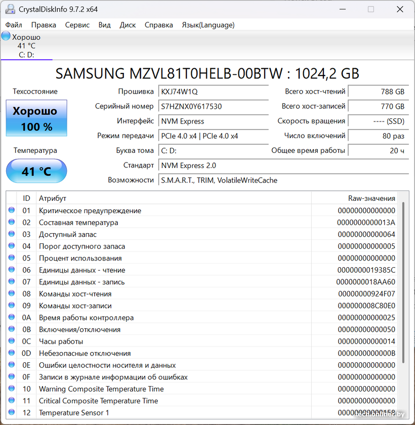 CrystalDiskMark ASUS TUF Gaming A16