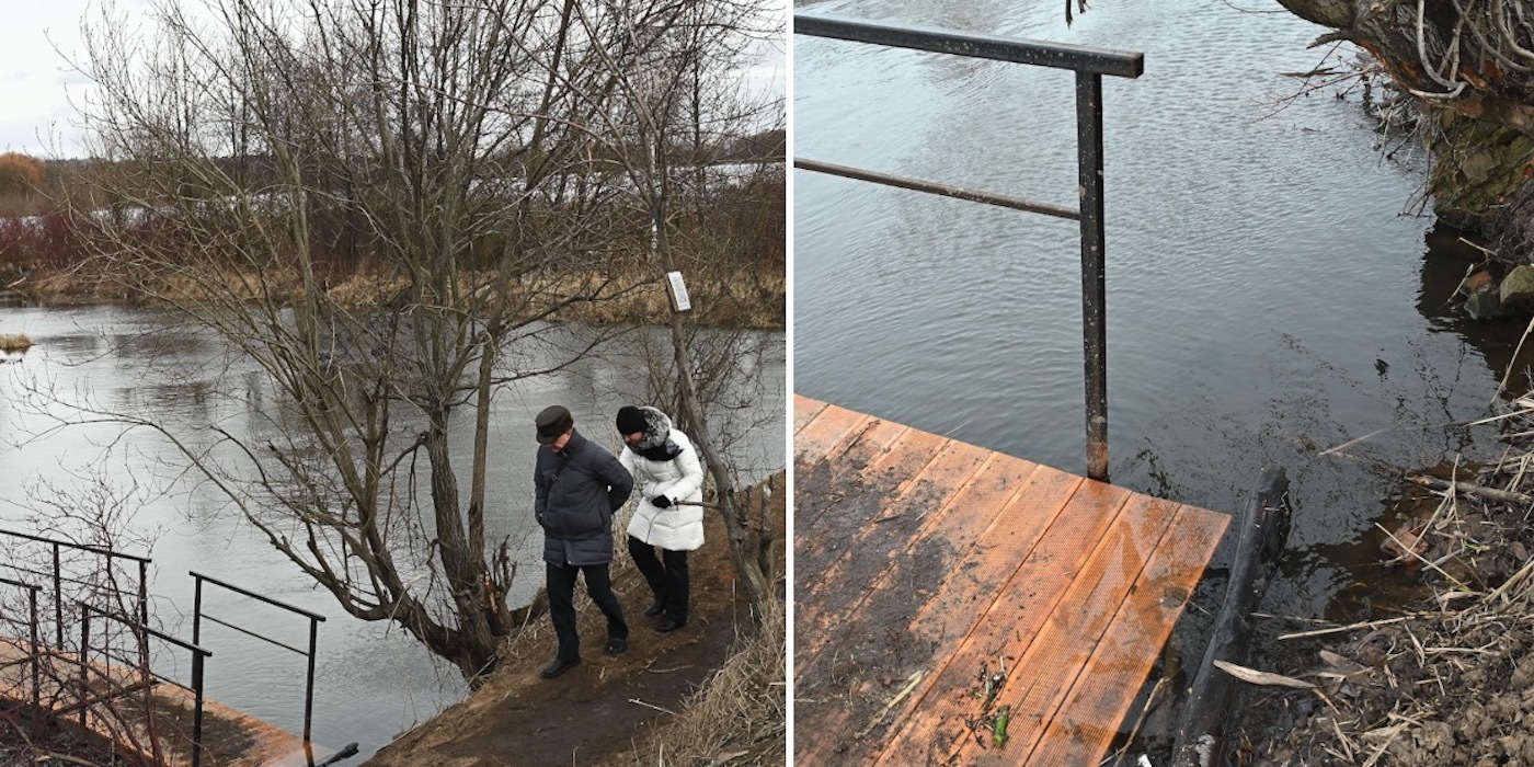 Видели пешеходный мост между Чижовкой и Серебрянкой? Показываем