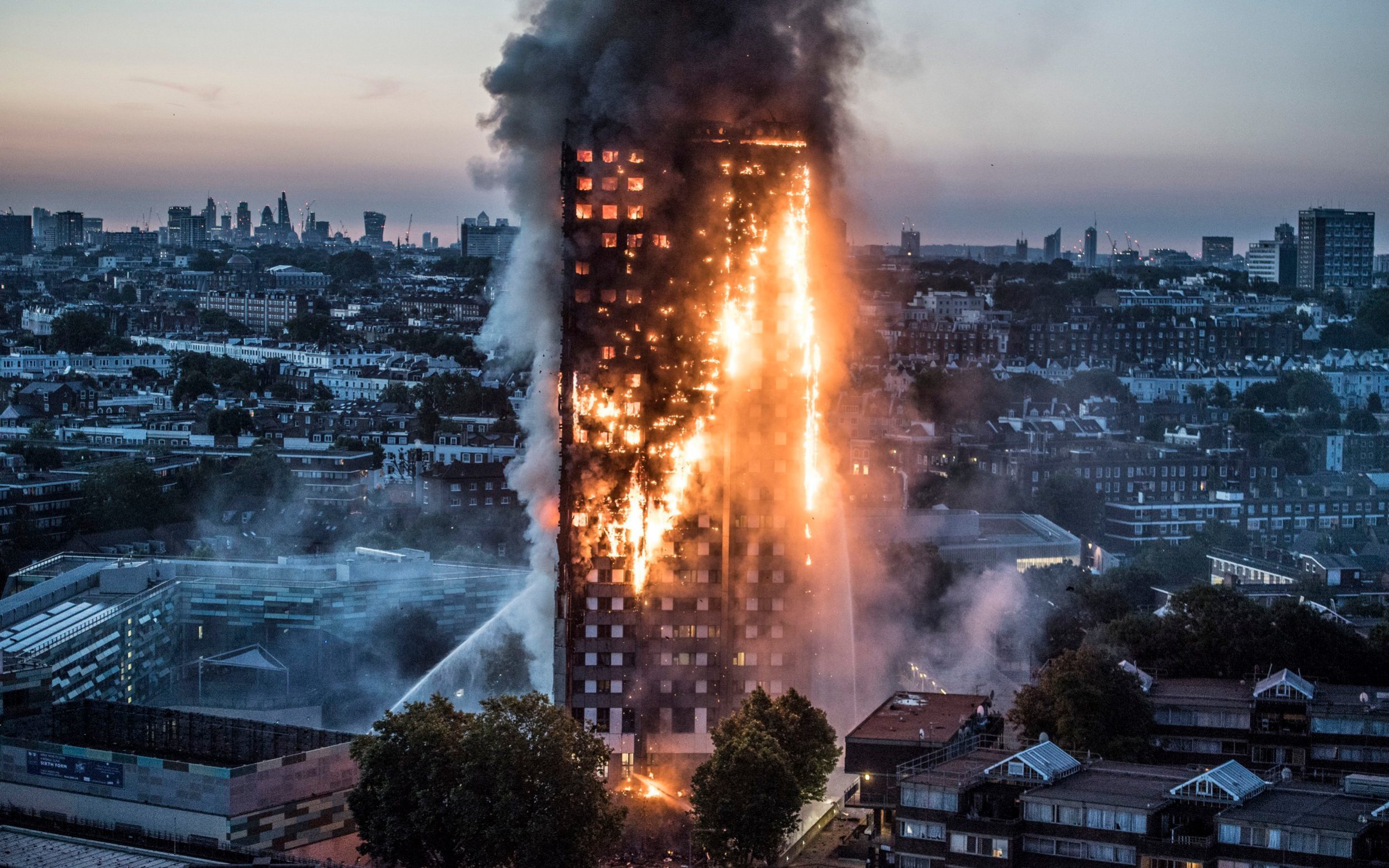 Пожар в Grenfell Tower