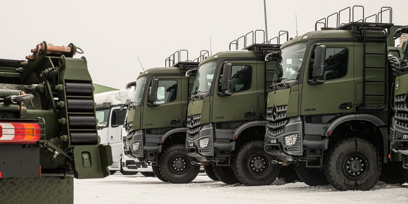 Эстония купила военные Mercedes-Benz Arocs