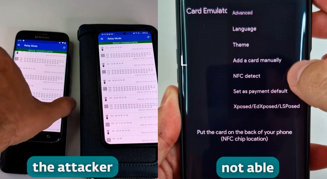 Через nfc. Через nfc