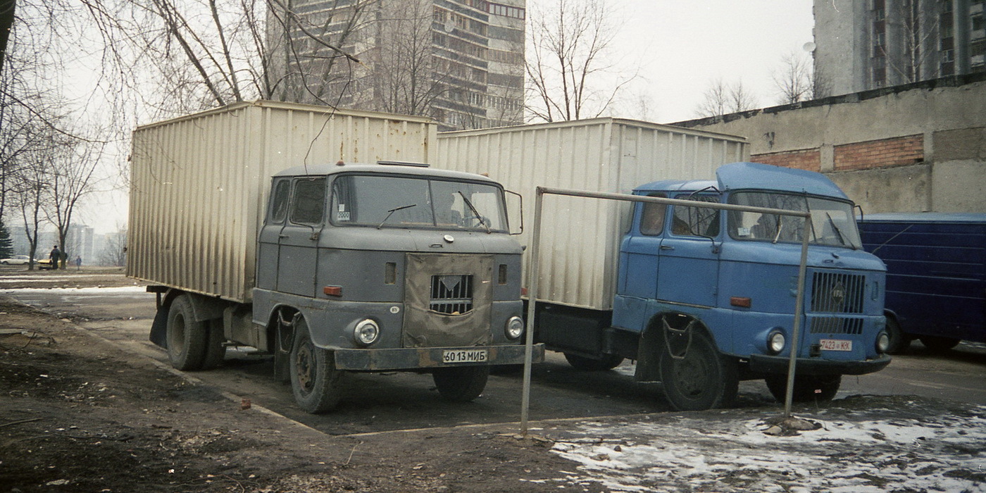 Грузовой автопром стран соцлагеря на минских улицах в 1990-х