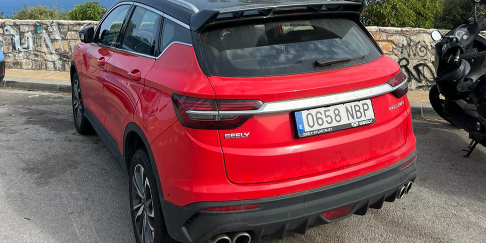 Вероятно, это первый в Испании Geely Coolray с местными номерами. Как он там очутился?