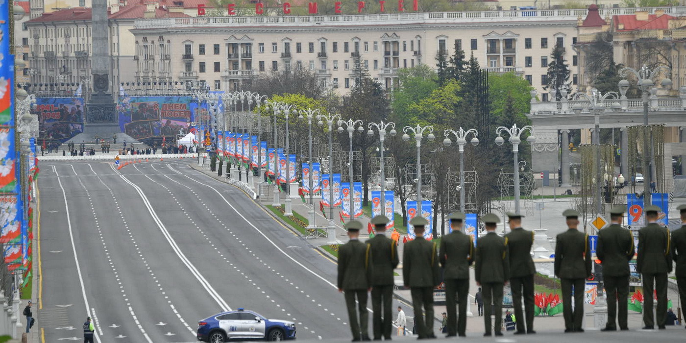 Минск: репетиция Дня Победы