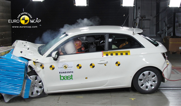 Audi A1 получил пять звезд по результатам краш-тестов Euro NCAP 