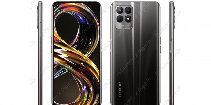 Realme 8i будет выглядеть вот так