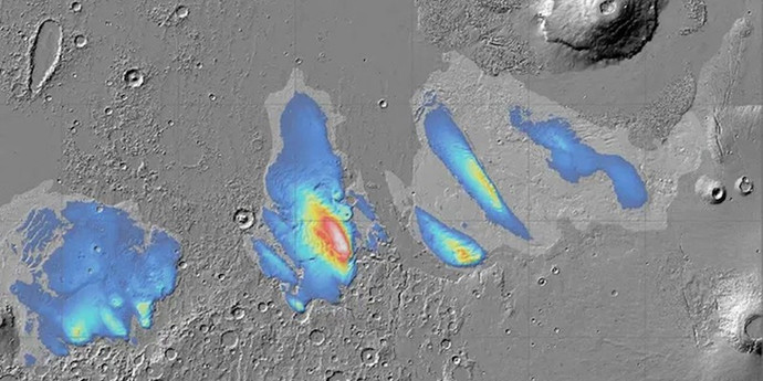 火星で大量の氷が発見された。 地球全体をカバーするのに十分な量