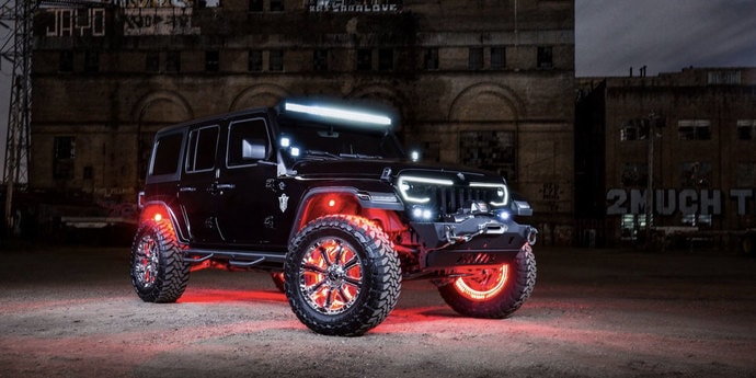Для Jeep Wrangler разработали пакет дополнительного освещения