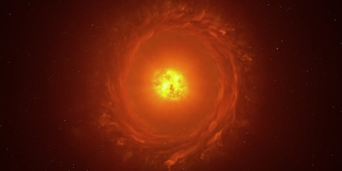 私たちの銀河の外側にある星の歴史的な画像を見てください。