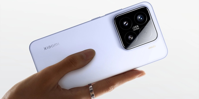 Xiaomi 15のデザインが明らかに