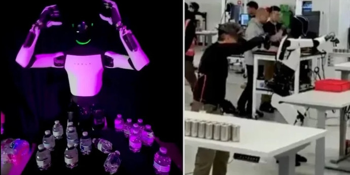 テスラ・オプティマスロボットがイベントで倒れる – イーロン・マスクは嘘をついた疑い