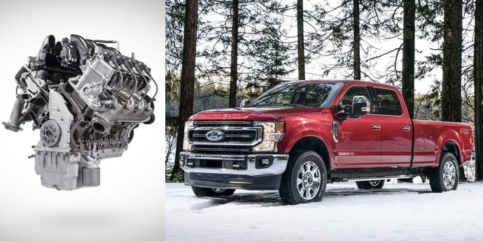 Ford Super Duty получил 7,3-литровый агрегат. Рекорд среди пикапов!