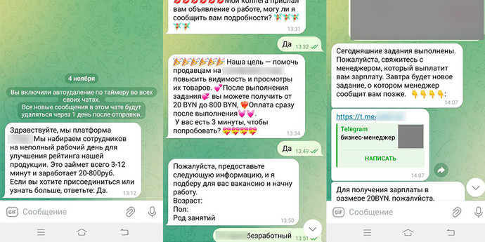 ベラルーシ人はインターネットで簡単に金を稼げると持ちかけられた。彼が同意しなかったのは良かった