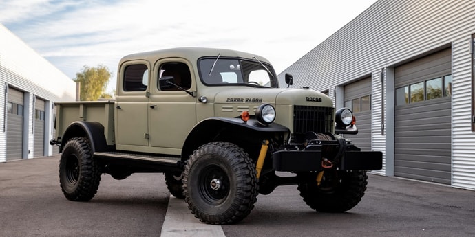 В США продали очень крутой вариант классического Dodge Power Wagon