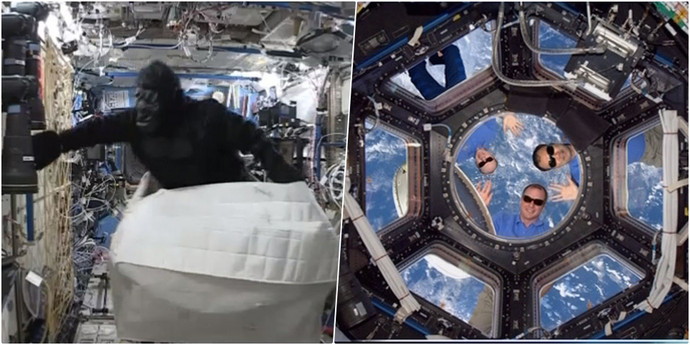 彼らは宇宙でどうやって冗談を言うのでしょうか？ ISS からのいたずらのセレクション