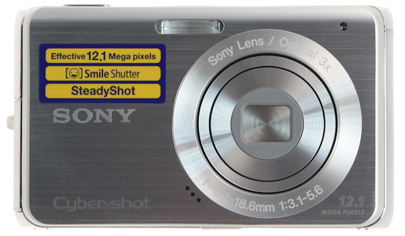SONY Cyber-shot DSC-W190 シルバー ソニー、エントリー向けの「サイバーショットDSC-W190」 - デジカメ
