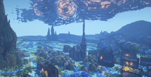 Выглядит круто: в Minecraft воссоздали «Звездную ночь» Ван Гога в объеме