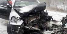 BMW X5 на летней резине выехал на встречную и врезался в Citroen, погибла девушка (обновлено)