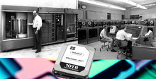 Пять мегабайт на тонне алюминиевых дисков. Как появились первые HDD (видео)