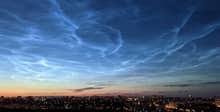 Минчане делятся фото серебристых облаков