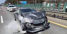 Дорогое ДТП: на МКАД столкнулись Toyota GR86 и «Гелендваген»