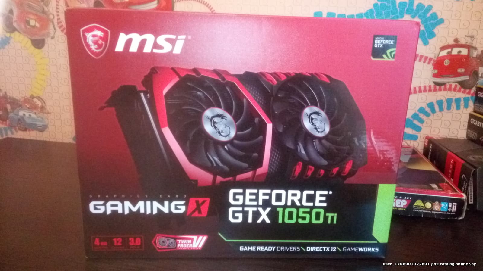 Отзывы MSI Geforce GTX 1050 Ti Gaming X 4GB GDDR5 [GTX 1050 TI GAMING X 4G]